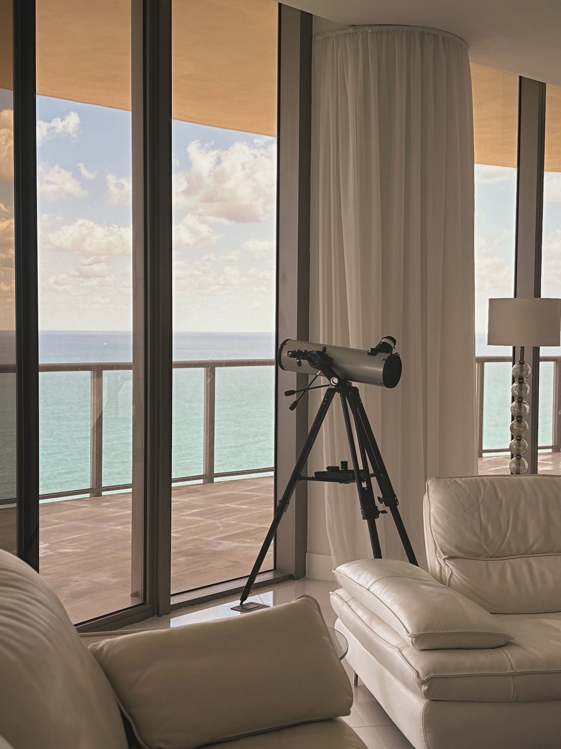Impact windows in a South Florida home
